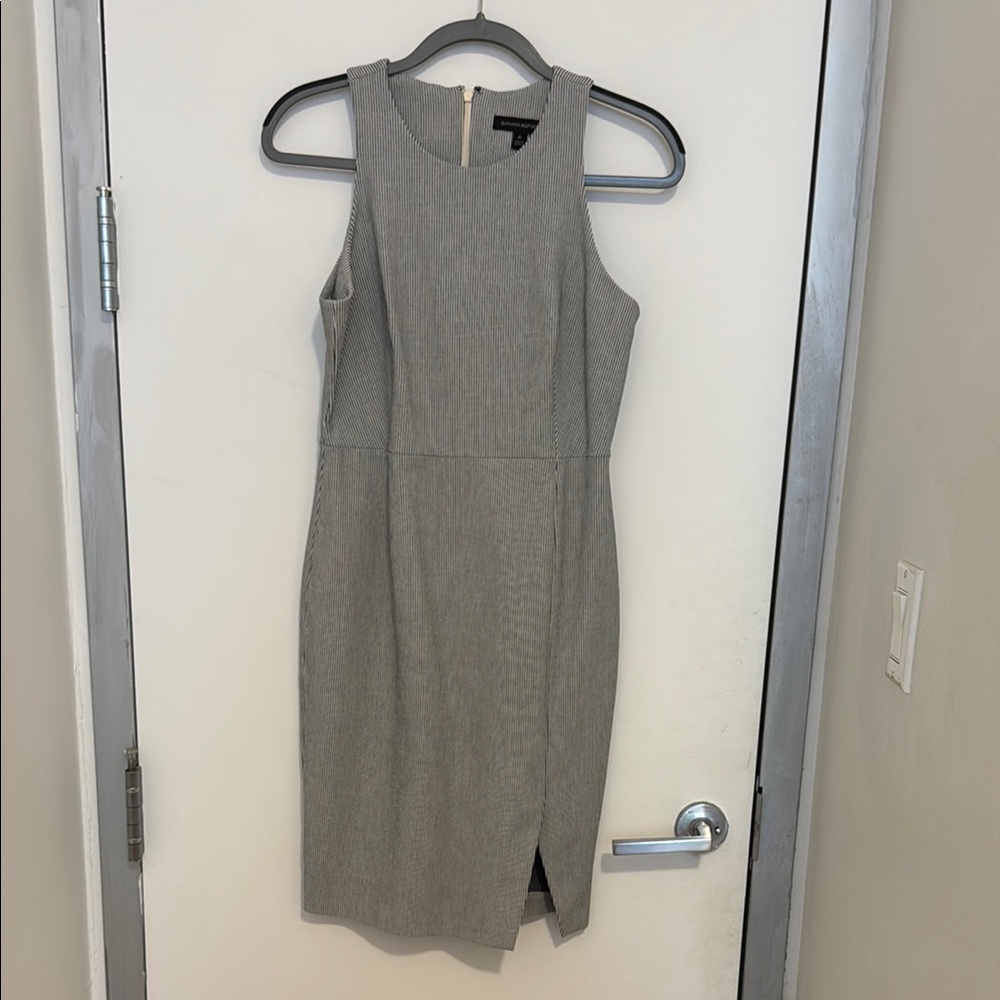 Banana Republic Scoop Neck Stripe Midi Dress (US 6)